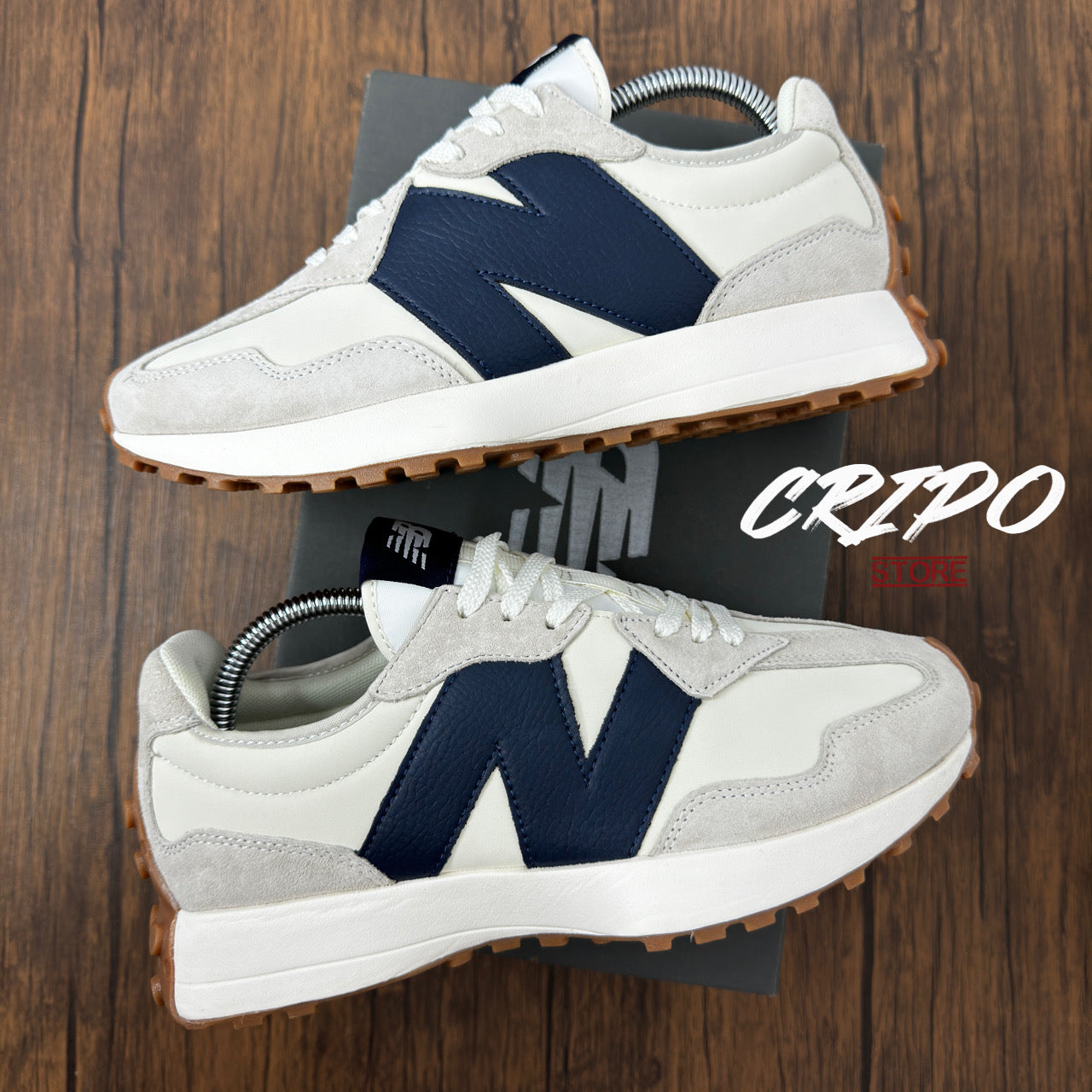 NB 327 - BEIGE & AZUL